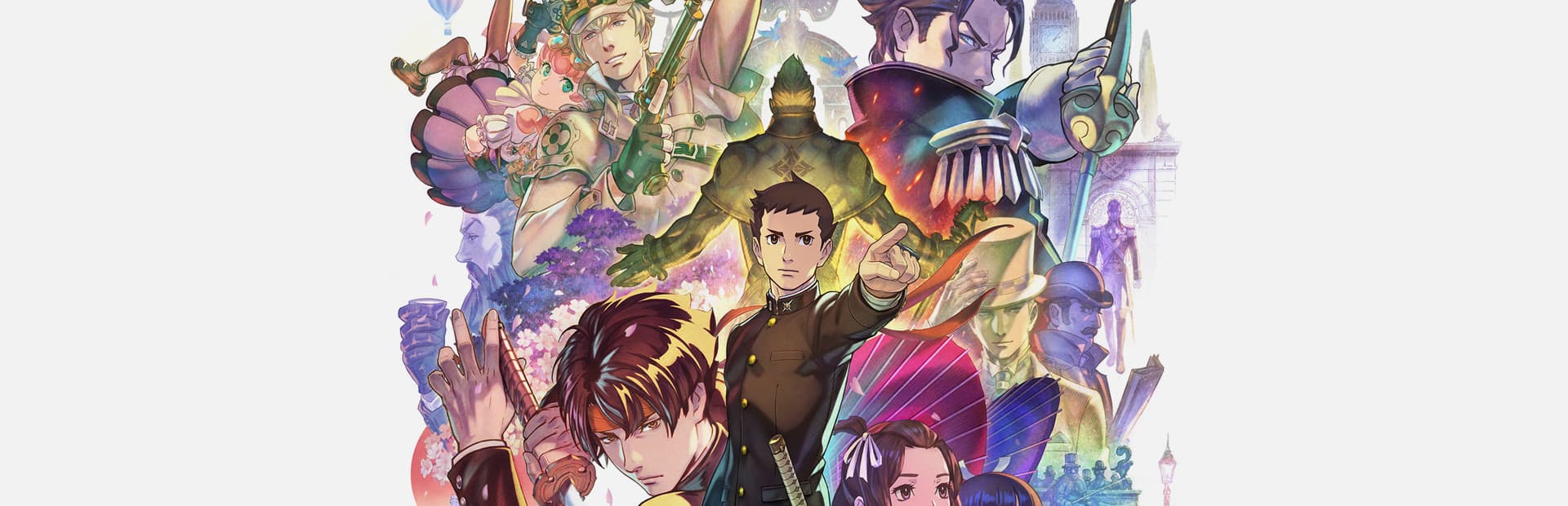 Ilustración promocional de The Great Ace Attorney Chronicles